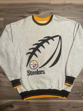 Vintage 90s Legends Athletic NFL Pittsburgh Steelers Crewneck Sweatshirt